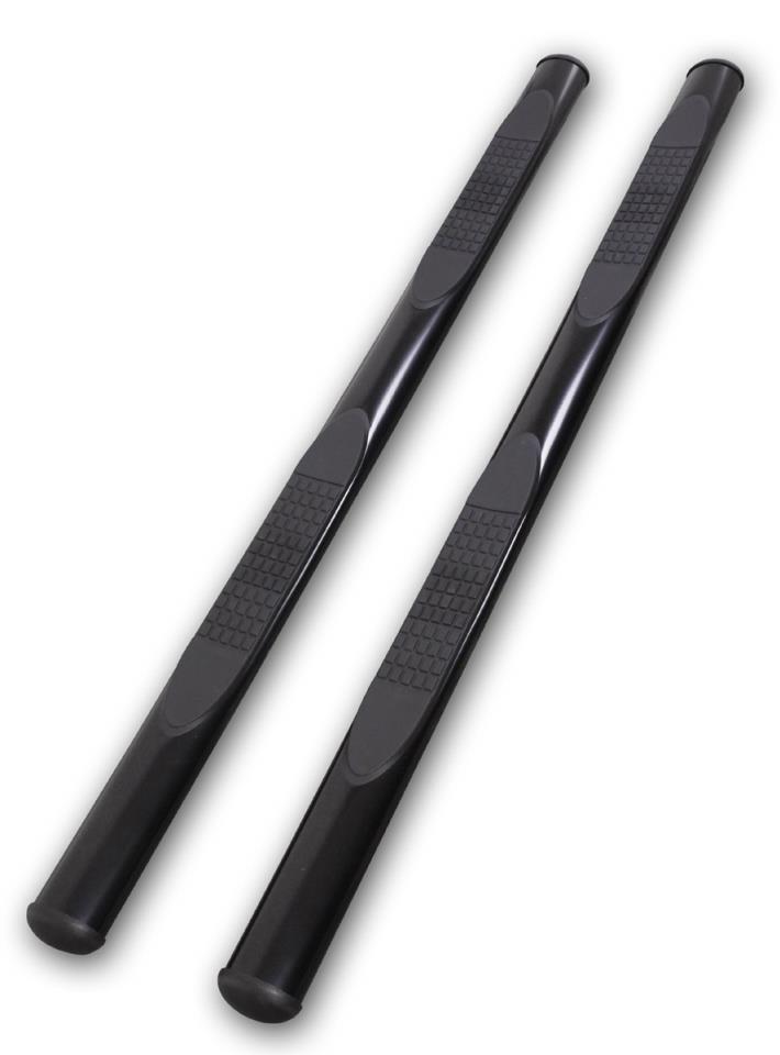 Black powder coated sidebars Ø 100 mm suitable for VW Amarok Double Cabine (2010-2020)