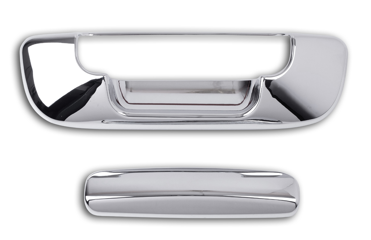 Tailgate lock cover chrome plated fits Dodge Ram (2002-2008)