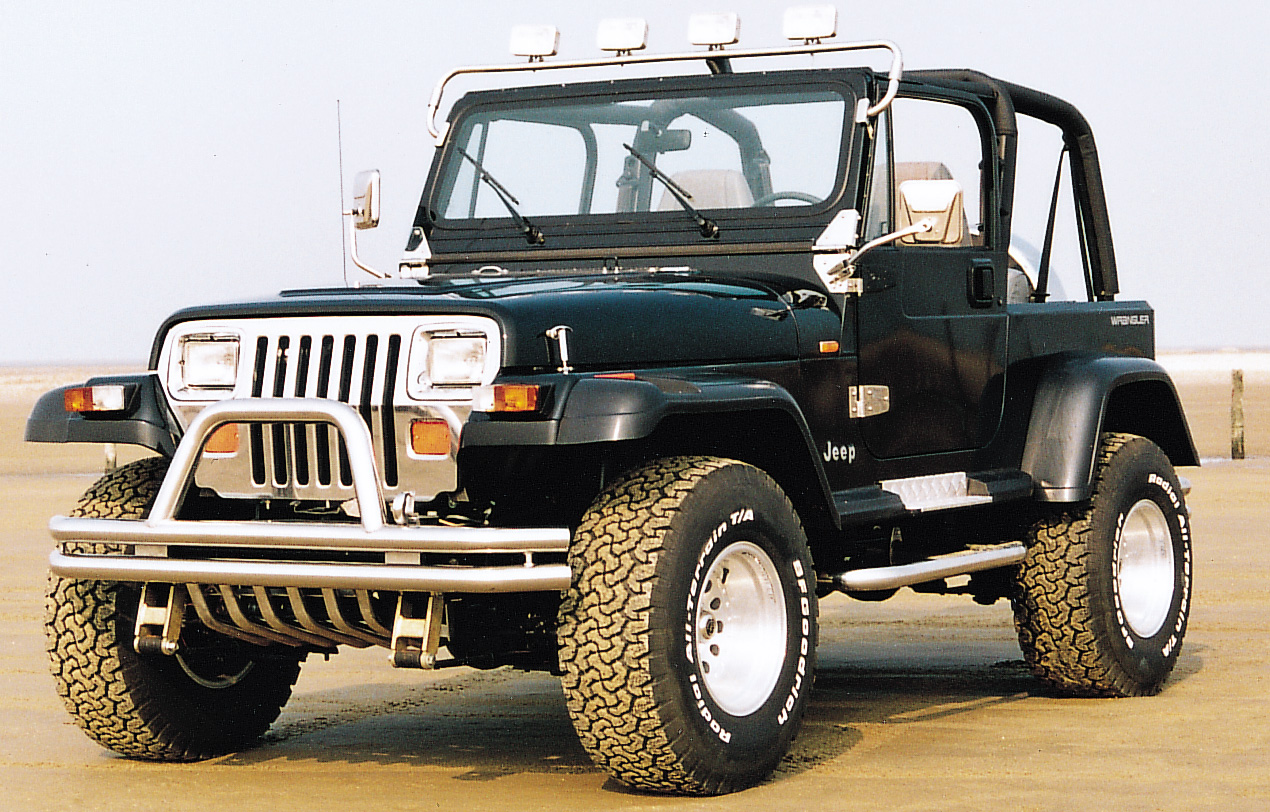 Bonnet Bracket Set Stainless Steel suitable for Jeep Wrangler YJ (1987-1995)