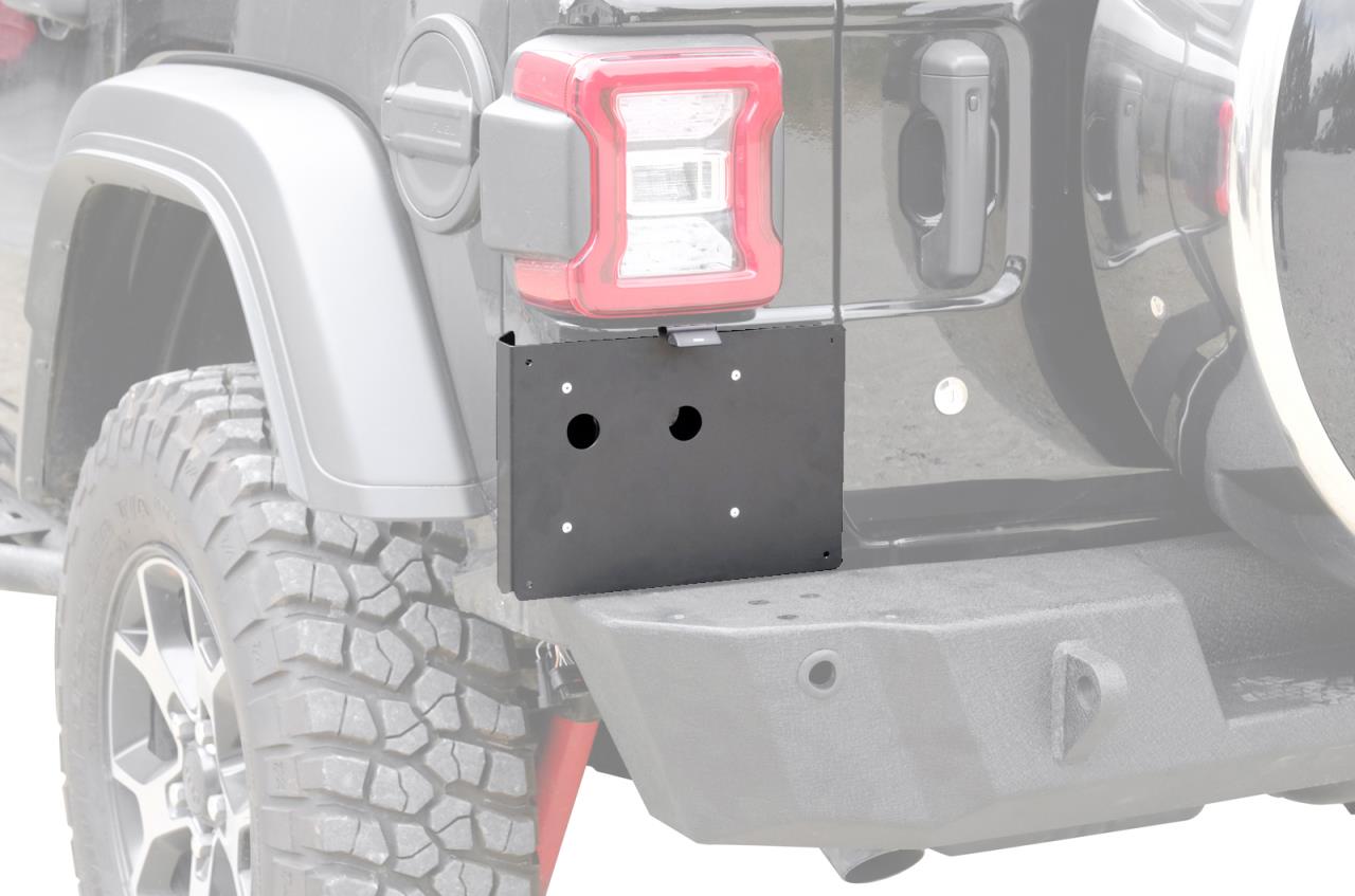 Seitlicher Kennzeichenhalter passend für Jeep Wrangler JL (2018-)