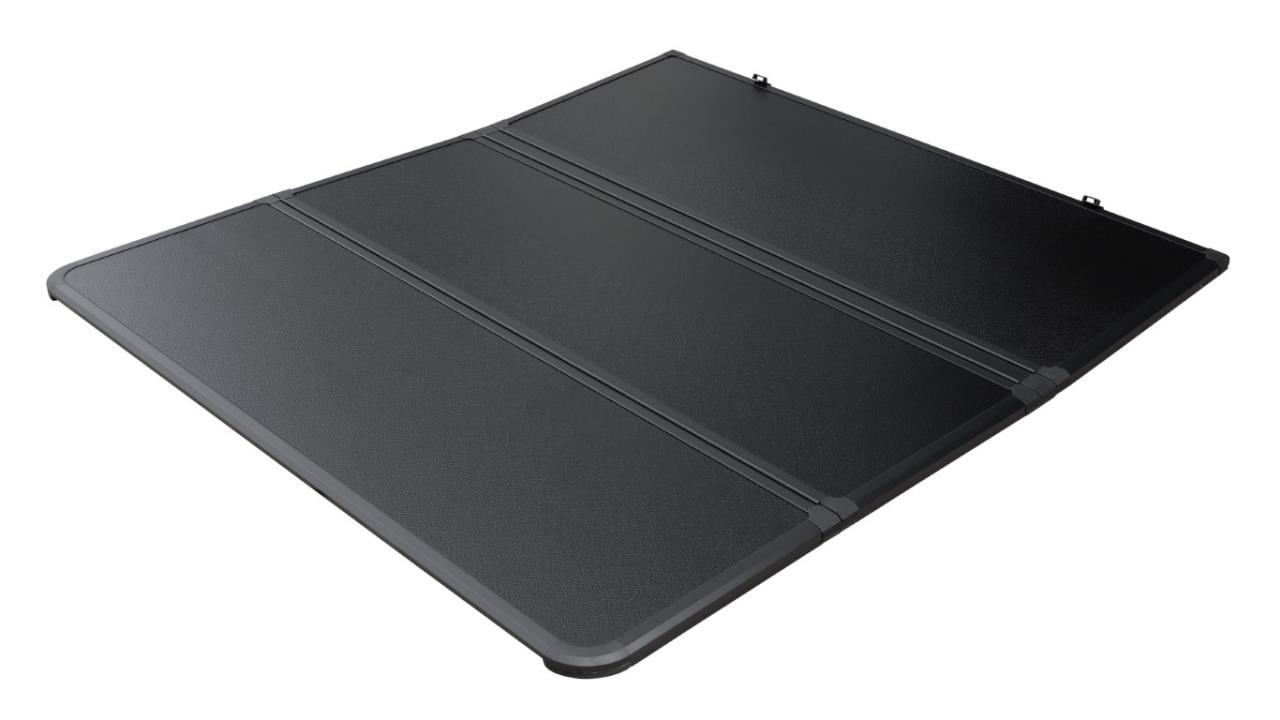 Aluminum tonneau cover 3-piece folding suitable for Isuzu D-Max (2012-) Space Cab.