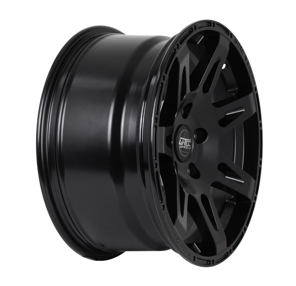 Complete wheels W-TEC Extreme 8,5x17 black with tires 315/70R17 Cooper Discoverer ST fits Jeep Wrangler JK (2007-2017)