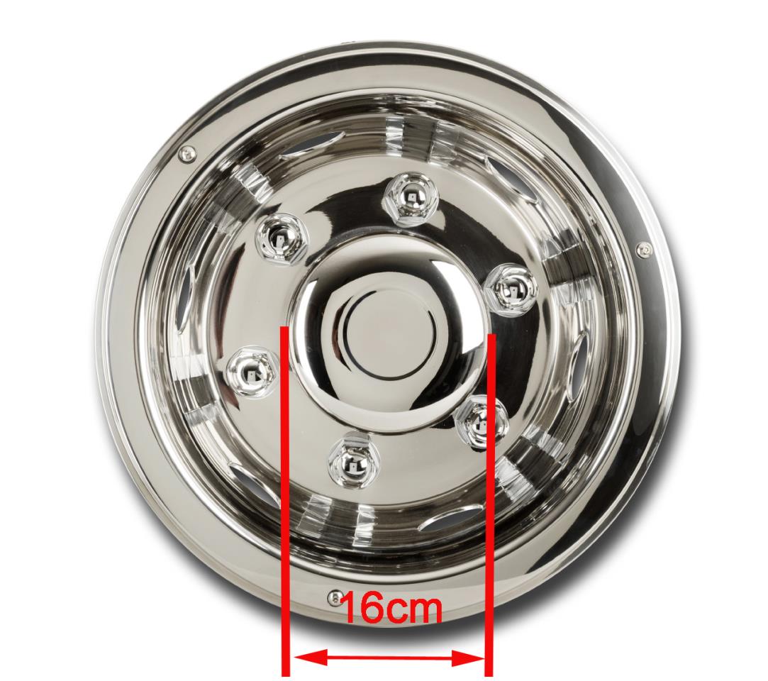 Stainless steel wheel liner - 1 piece - 17.5 inch - fits steel rims