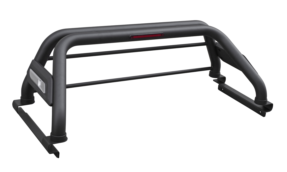 Black matte roll bar suitable for Nissan Navara D40 (2005-2014)