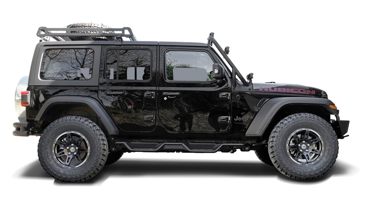 1x Alufelge W-TEC Extreme schwarz-silber 8,5x17 ET+30 passend für Jeep Wrangler JL (2018-)