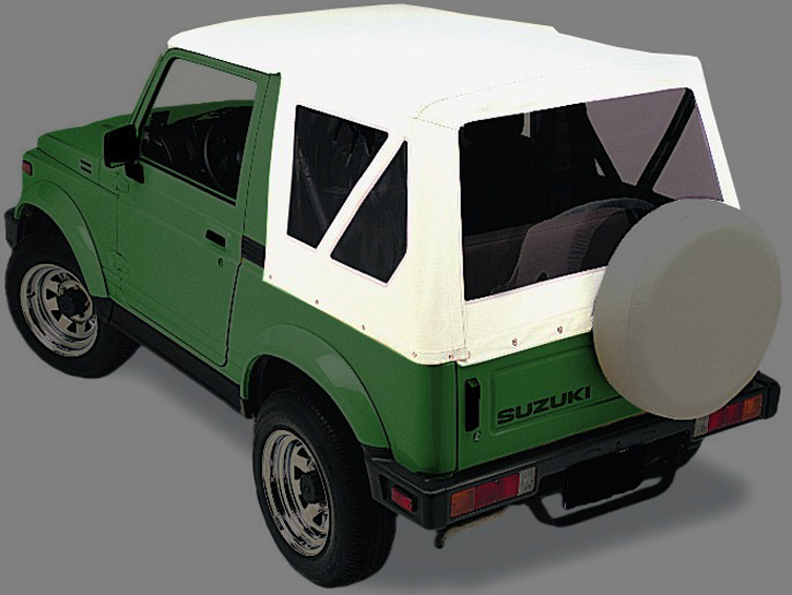 Ersatzverdeck weiß passend für Suzuki Samurai SJ 410-413 (1986-2004)