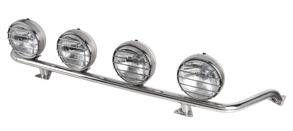 Light bar XXL - stainless steel universal fit - width 120 cm