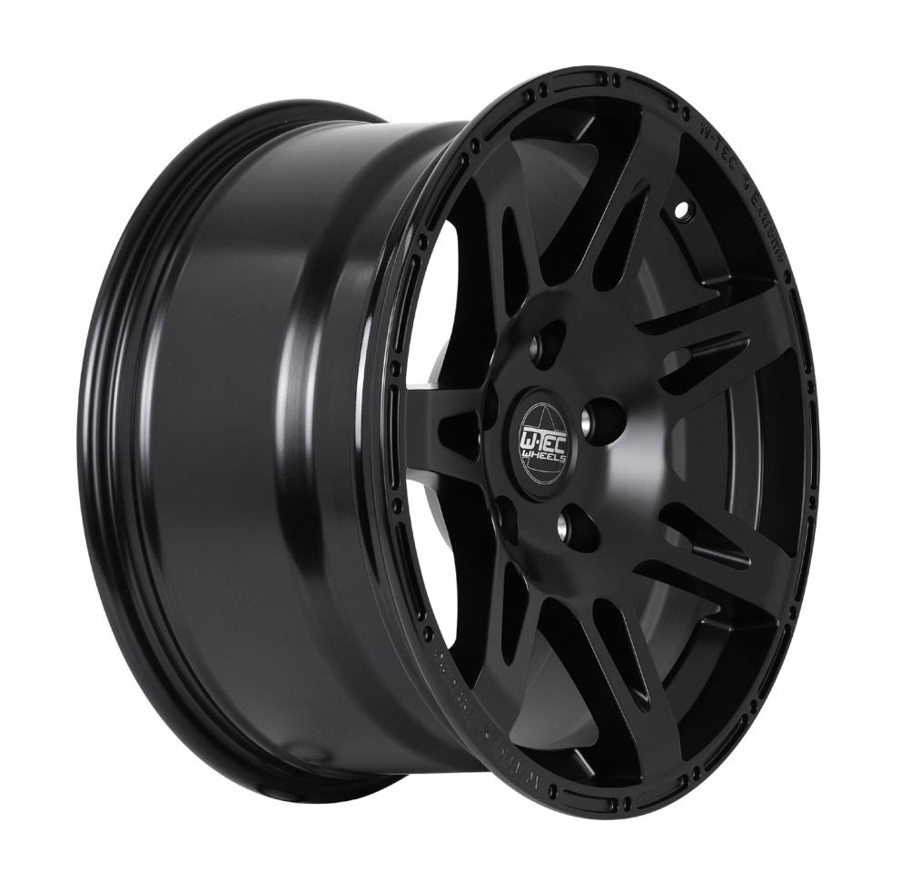 Complete wheels W-TEC Extreme 8,5x17 black with tires 285/70R17 Cooper Discoverer ST fits Jeep Wrangler JK (2007-2017)