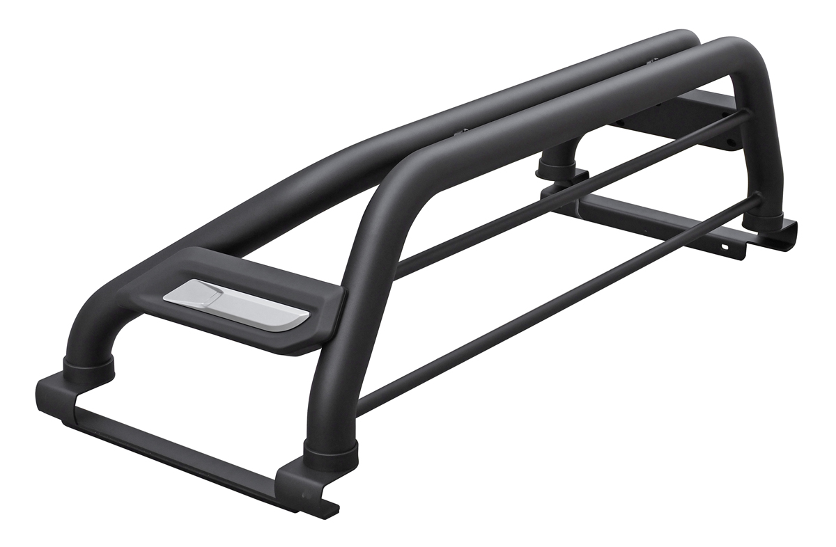Black matte roll bar suitable for Ford Ranger (2012-2022) & Ranger Raptor (05/2019-2022)