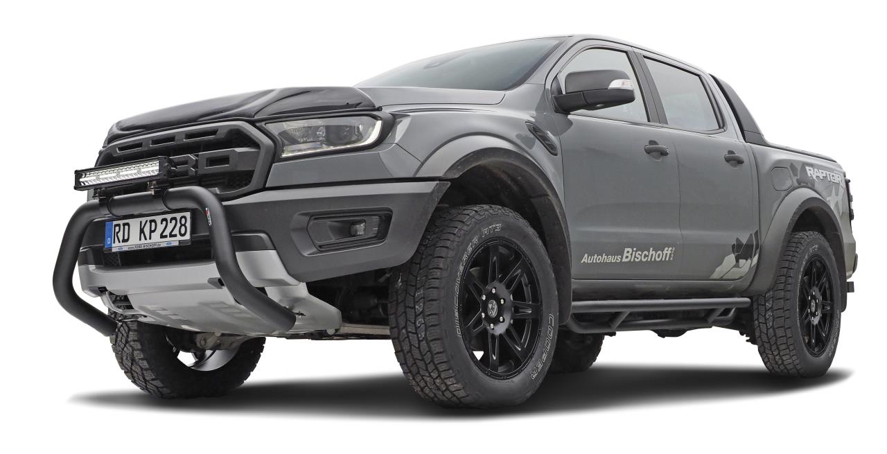 Schwarzer Frontschutzbügel passend für Ford Ranger Raptor (2019-2022)