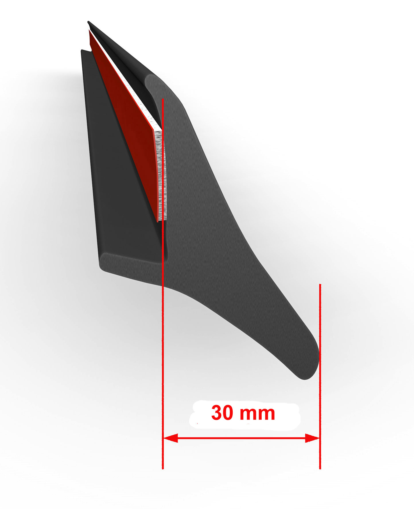 Universelle Kotflügelverbreiterung 30 mm - 200 cm lang