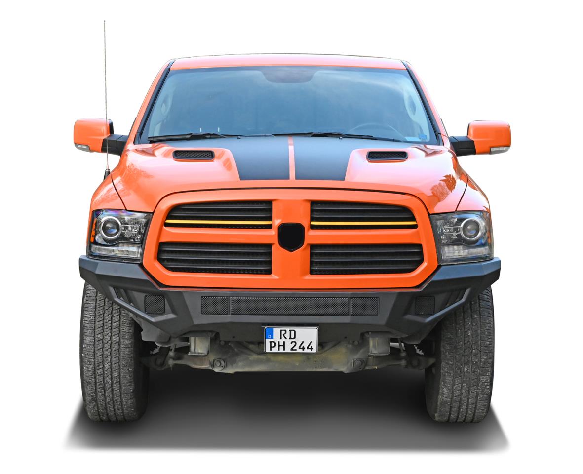 Steel bumper "Black Stealth" fits Dodge Ram (2013-2018)