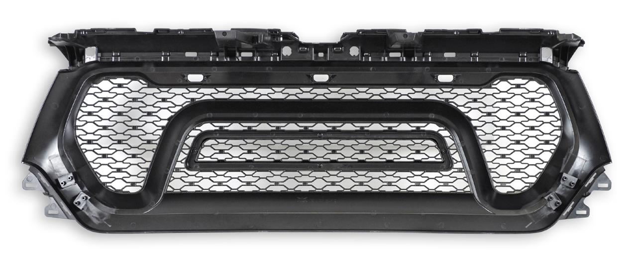 Radiator grille trim plastic black fits Dodge Ram 1500 (2019-)