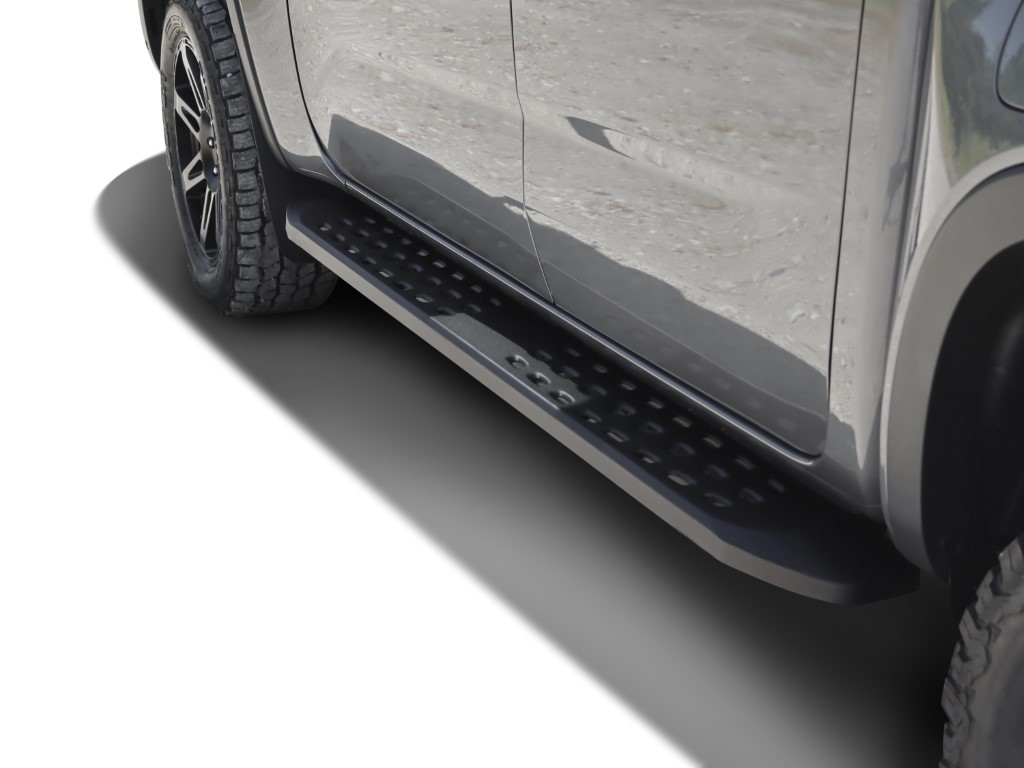 Black matt running boards suitable for VW Amarok (2023-)