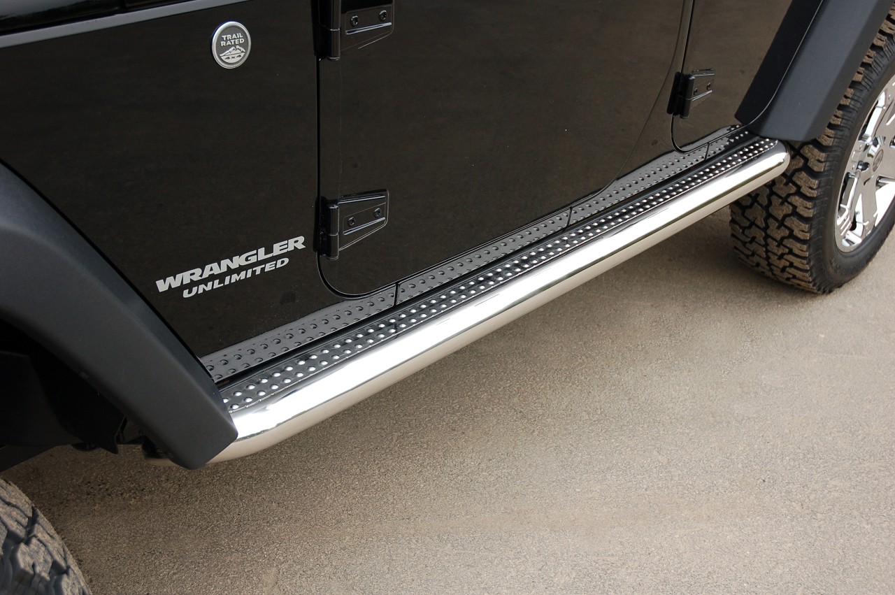 Side Protection Stainless Steel fits Jeep Wrangler JK (2007-2018) 4-Door