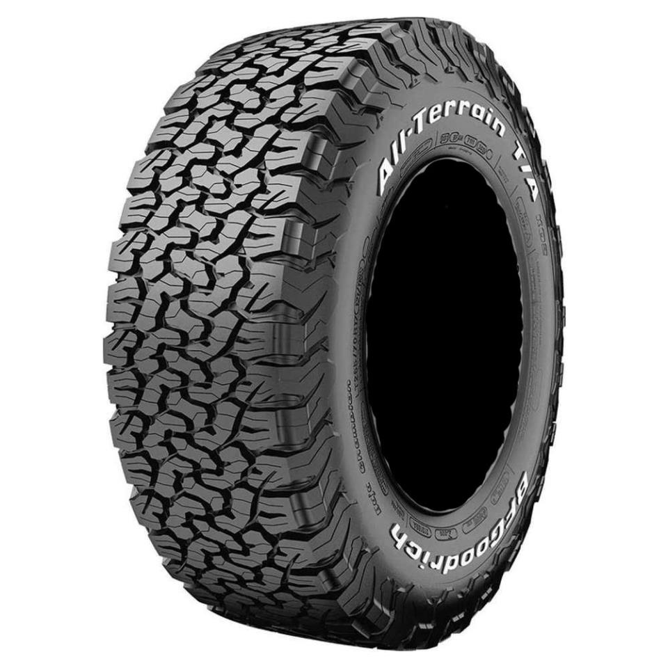 Complete wheels W-TEC Extreme 8,5x17 black-silver with tires 315/70R17 BF Goodrich All Terrain fit for Jeep Gladiator JT (2019-)