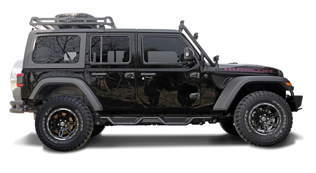 1x Alloy wheel W-TEC Extreme black-silver 8,5x17 offset+30 fits Jeep Wrangler JL (2018-)