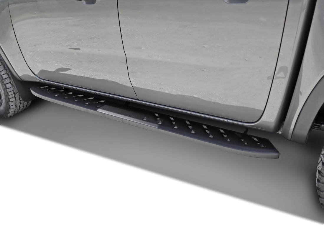 Schwarz matte Trittbretter passend für VW Amarok (2023-)