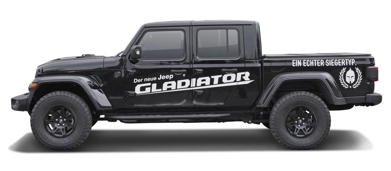 1x Alloy wheel W-TEC Extreme 8,5x17 offset+30 "Black Edition" fits Jeep Gladiator JT (2019-)
