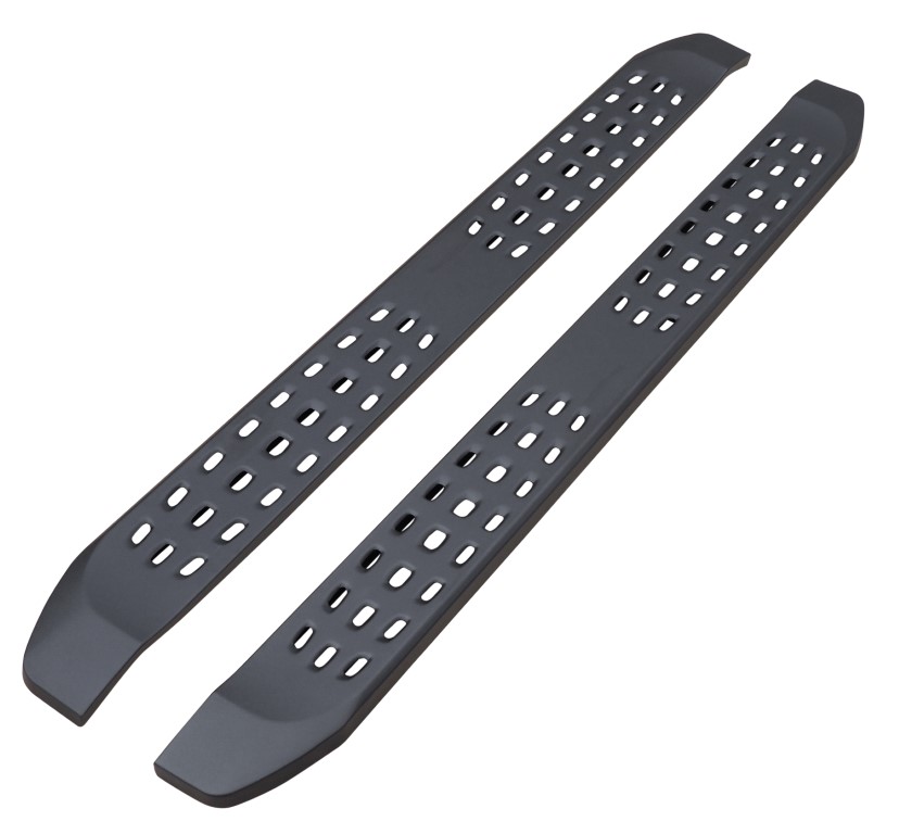Black matt running boards suitable for VW Amarok (2023-)