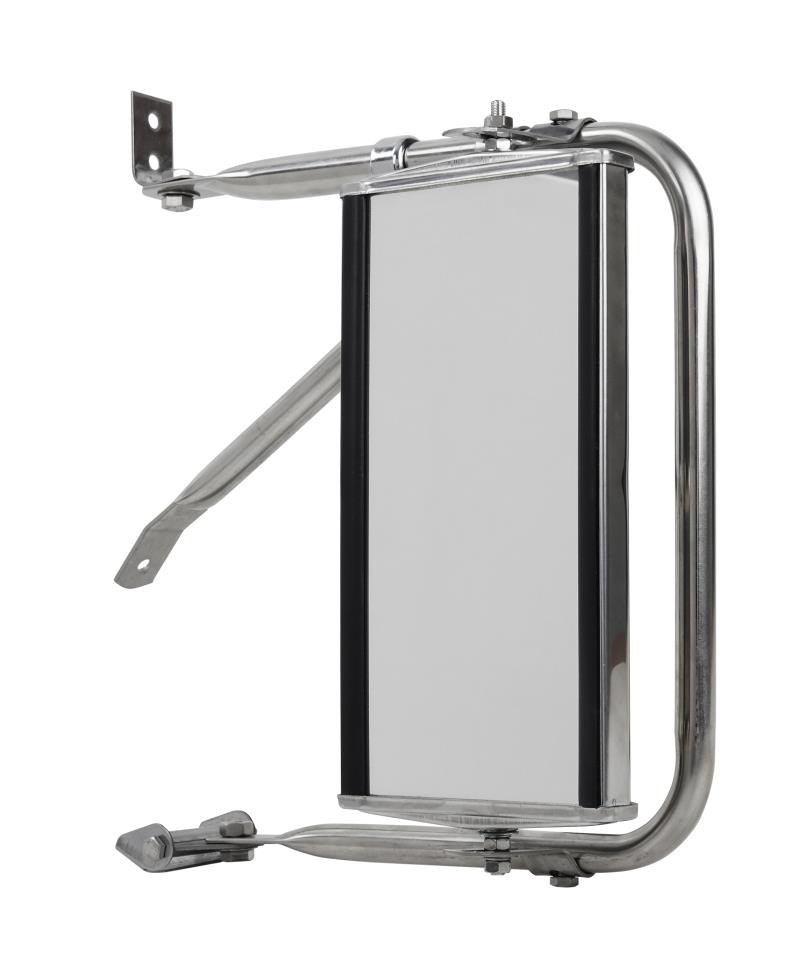 Mirror set stainless steel polished (driver & passenger side)