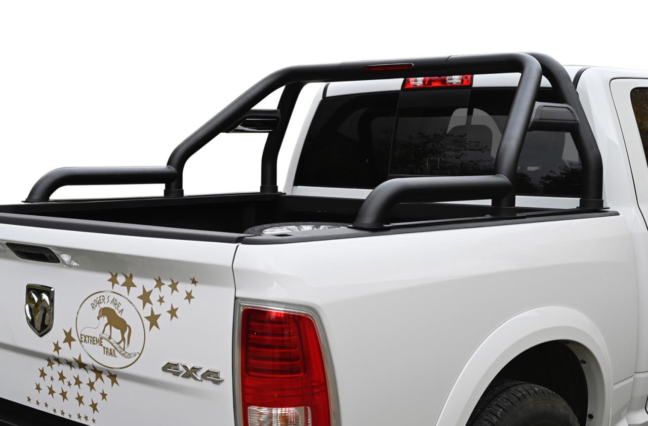 Schwarz matter Überrollbügel passend für Dodge Ram Crew Cab. (2009-2018)