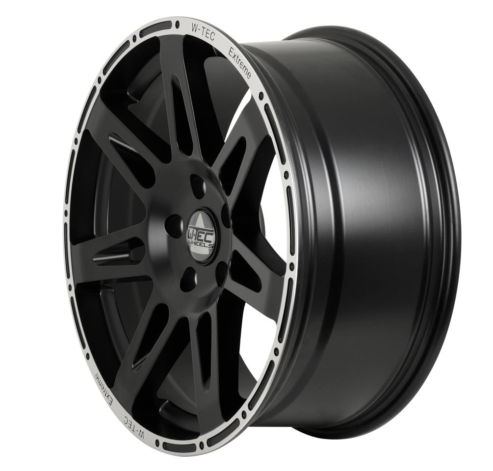 1x Alloy wheel W-TEC Extreme black-silver 8,5x20 Offset+40  fits VW Amarok (2010-2020)
