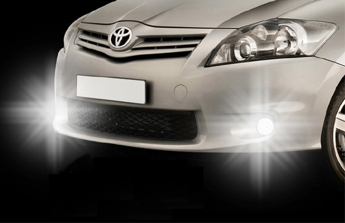 Daytime running lights without dimming function suitable for Toyota Auris (2010-2012)