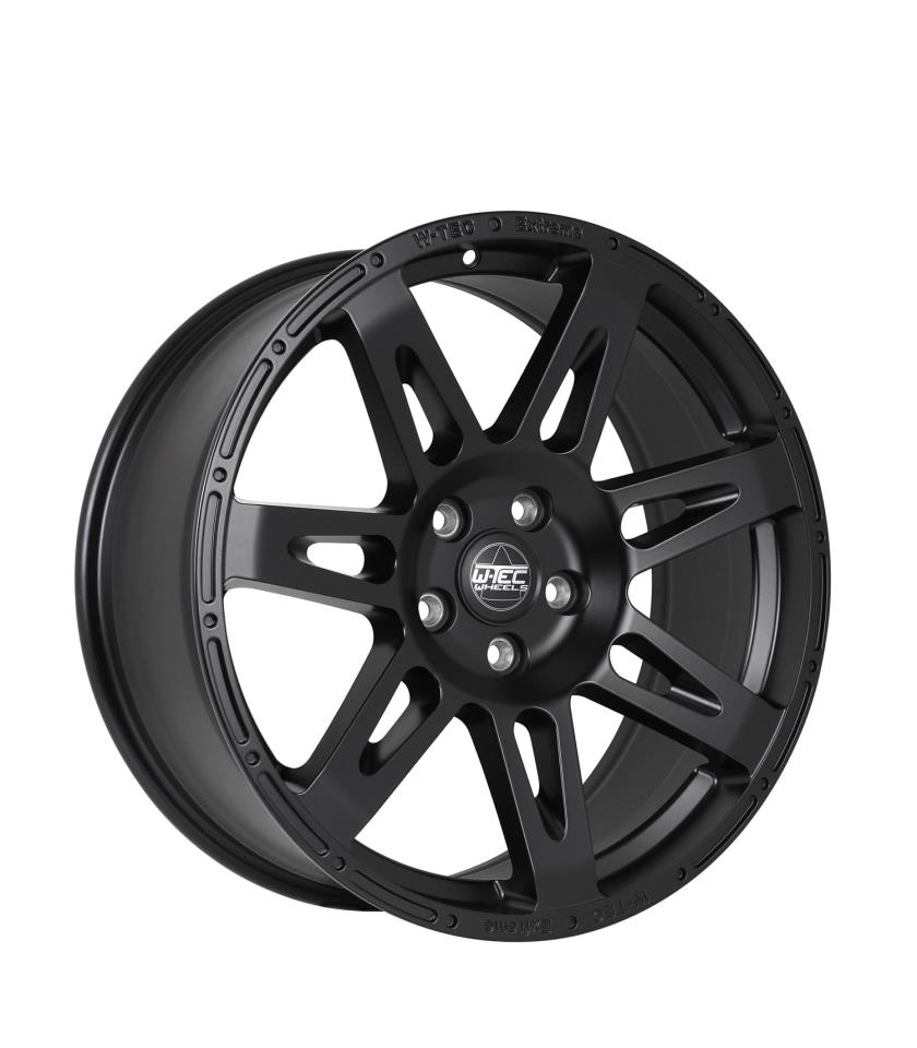 4x Alloy wheel W-TEC Extreme "Black Edition" 8,5x17 Offset+30 fits Jeep Commander WH (2006-2010)