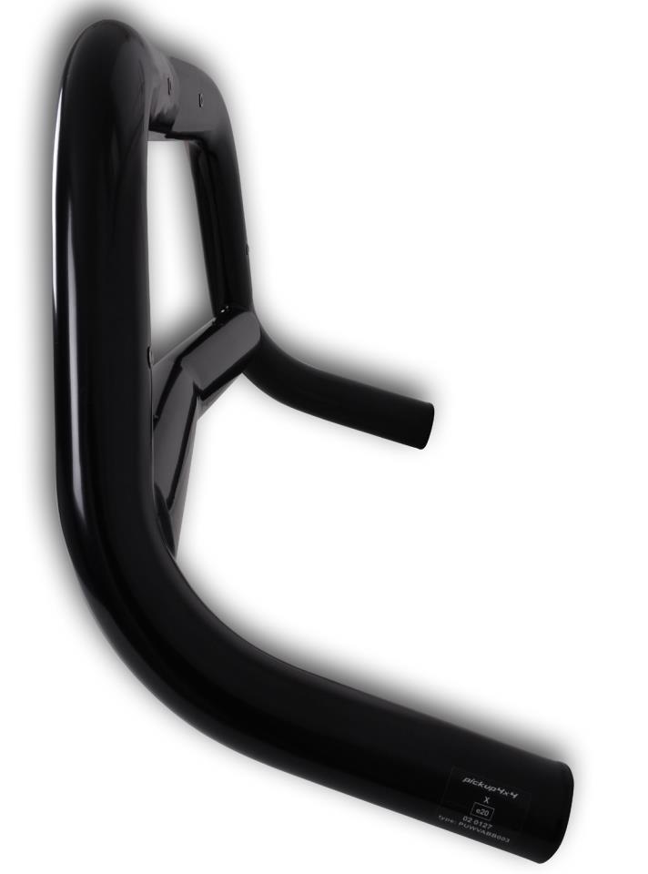 Black powder coated bullbar suitable for Ford Ranger (2012-2018)