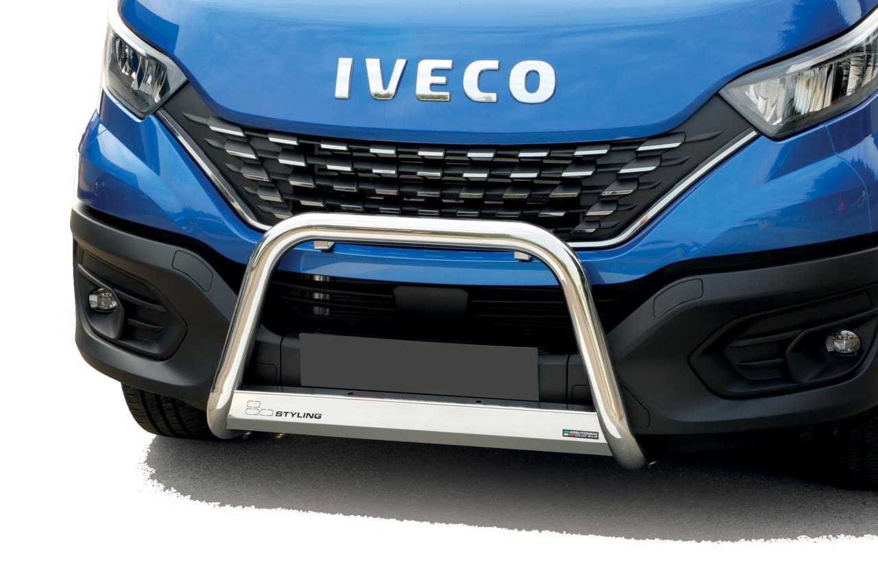 Stainless steel frontbar suitable for Iveco Daily (2019-)