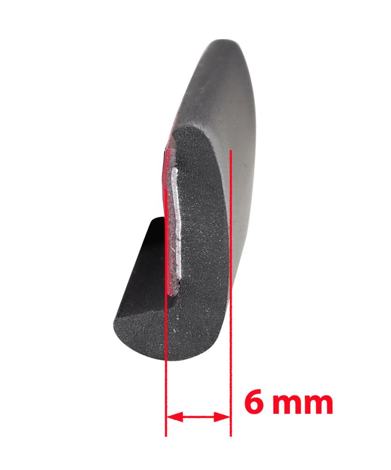Extended fender flares universal - 1 piece - 6 mm wide - 150 cm long