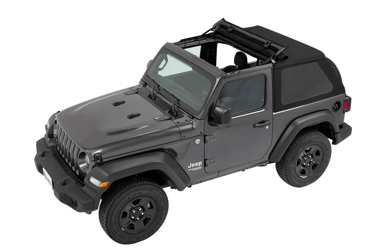 Bestop TrekTop NX Black Twill 56862-17 suitable for Jeep Wrangler JL (2018-) 2 door