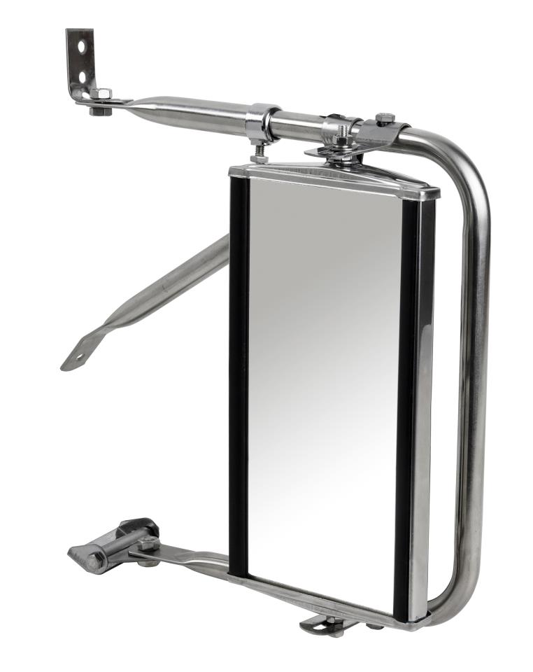 Mirror set stainless steel polished (driver & passenger side)