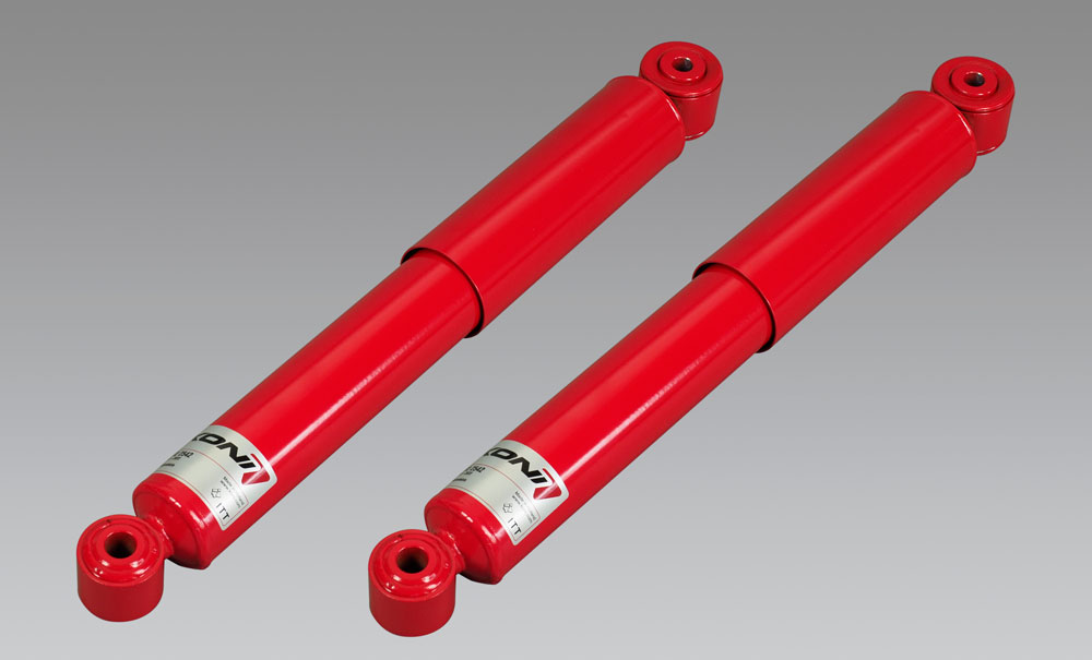 KONI 87-2645 & 82-2542 Shock absorber FA+RA Special suitable for VW T5/T6 (2003-2019) with clamped strut (FA)