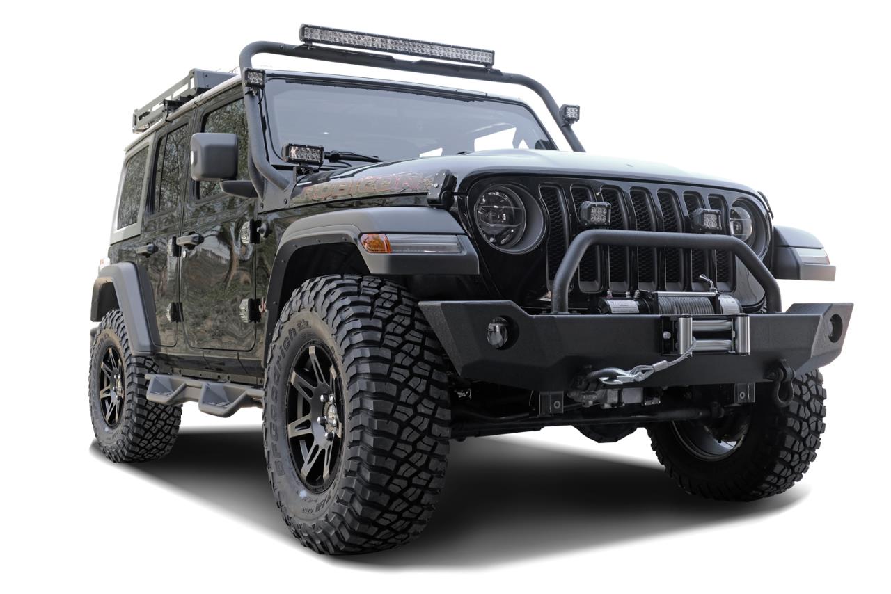 4x Alufelge W-TEC Extreme "Black Edition" 8,5x17 ET+30 passend für Jeep Wrangler JK (2007-2018)