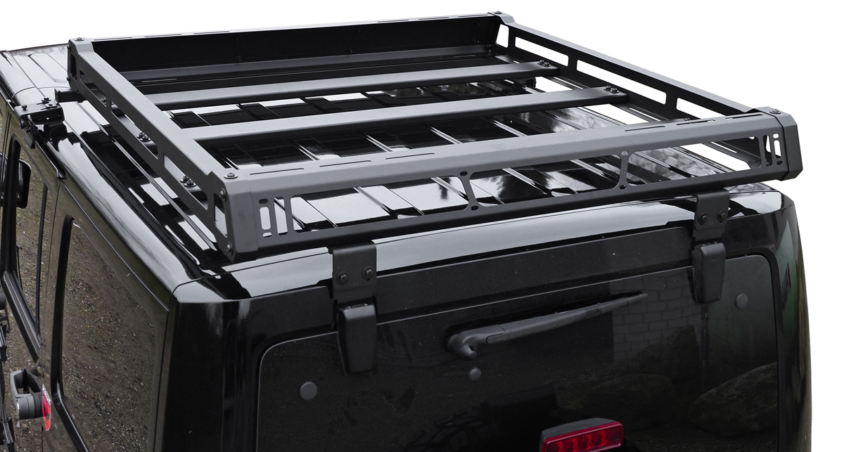 Dachgepäckträger Stahl schwarz passend für Jeep Wrangler JK (2007-2018)
