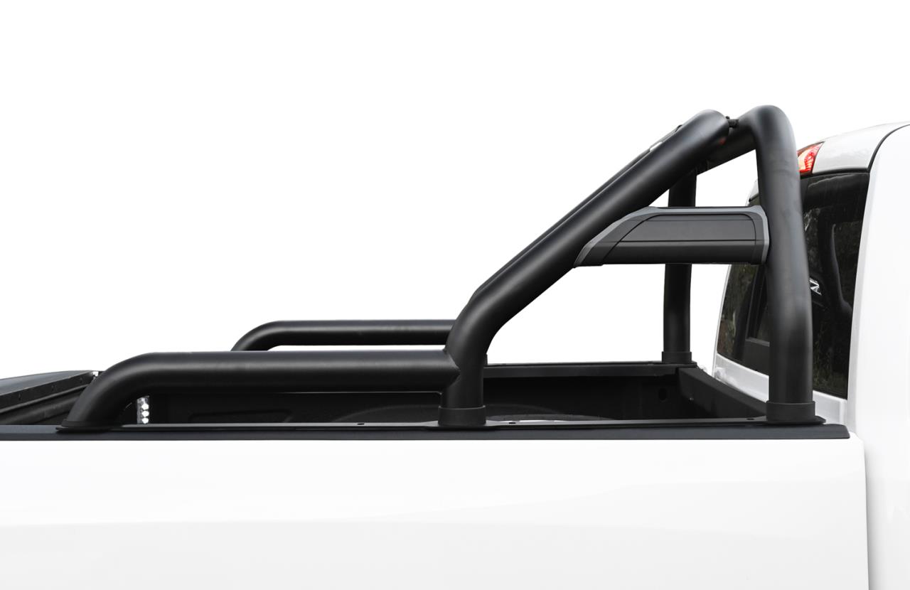Black matte roll bar suitable for Dodge Ram Crew Cab. (2009-2018)