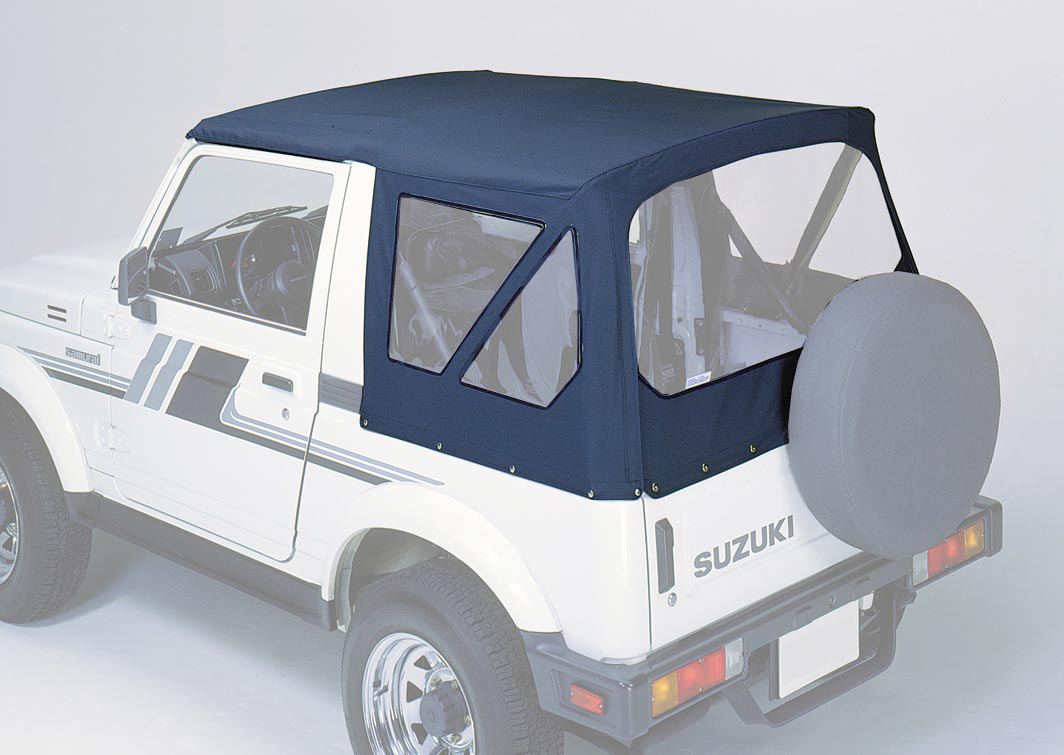 Replacement hood black fits Suzuki Samurai SJ 410-413 (1986-2004)