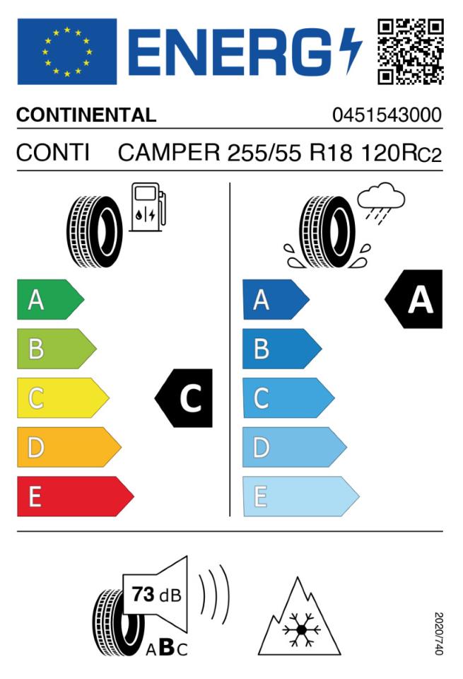 Kompletträder W-TEC All Terrain 8x18 mit 255/55R18 Continental Camper passend für Mercedes Benz Sprinter (2006-2017) & (2018-)