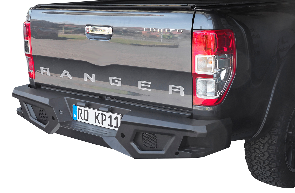 Black Stealth steel rear bumper fits for Ford Ranger (2012-2022)