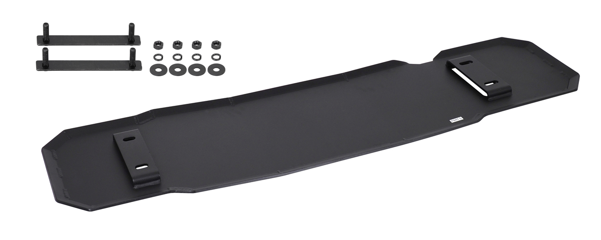 6-piece Black Stealth aluminum underride protection suitable for Ford Ranger (2012-2018).