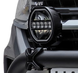 7" LED spotlight Night Raptor 12-24 Volt with parking light