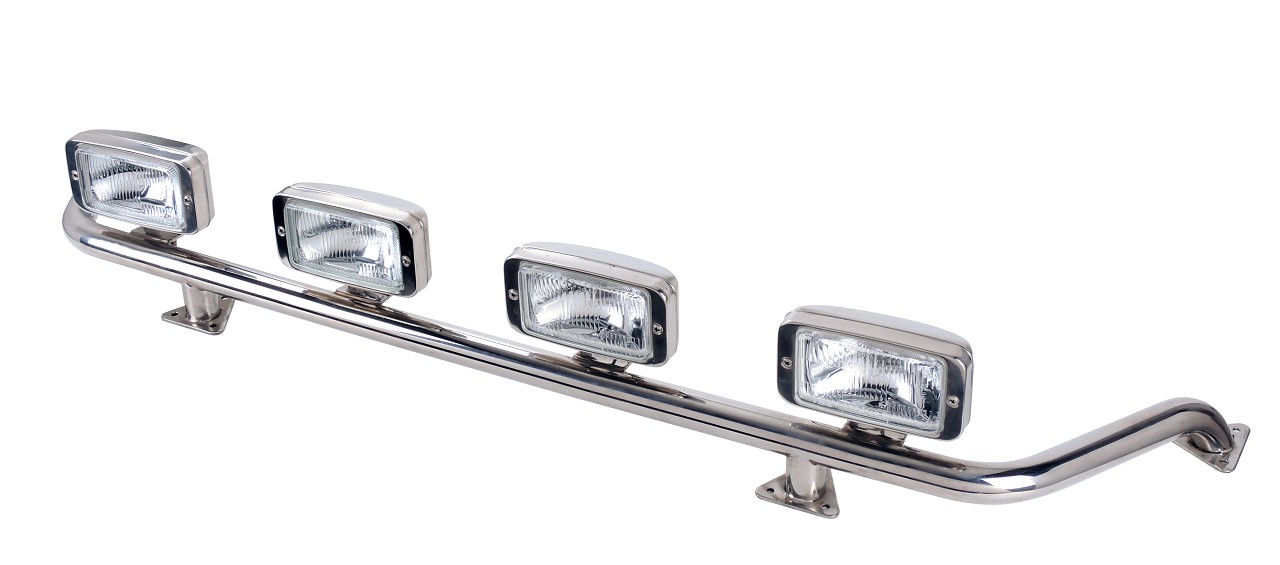 Light bar XXL - stainless steel universal fit - width 120 cm