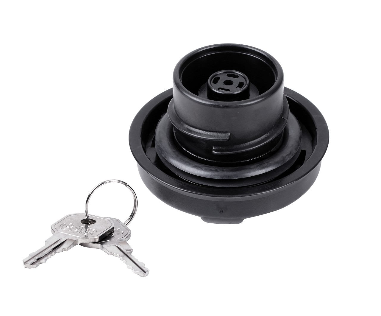 Tankdeckel abschließbar Kunststoff schwarz mit 2 Schlüsseln