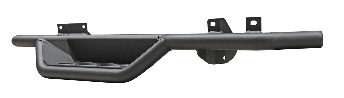 Black powder coated sidebars suitable for Jeep Wrangler JL 2-Doors (2018-)