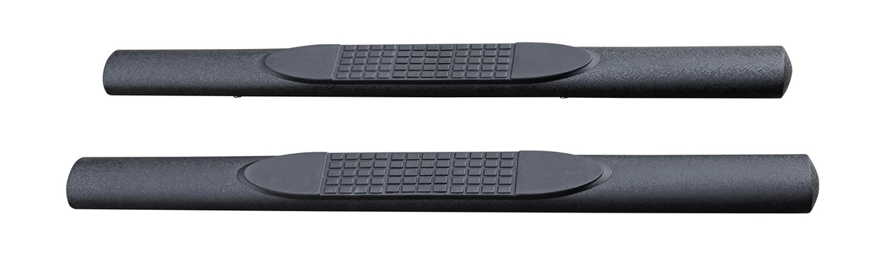 Black powder coated sidebars Ø 100 mm suitable for Jeep Wrangler JL 2-Doors (2018-)
