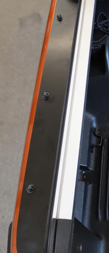 Black Stealth rollbar + mounting rails for Rollcover suitable for Ford Ranger Raptor (2019-2022)