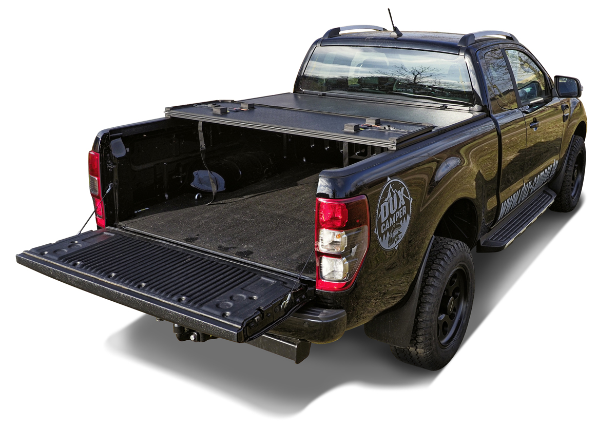 Aluminum tonneau cover 3-piece folding suitable for Ford Ranger (2012-2022)