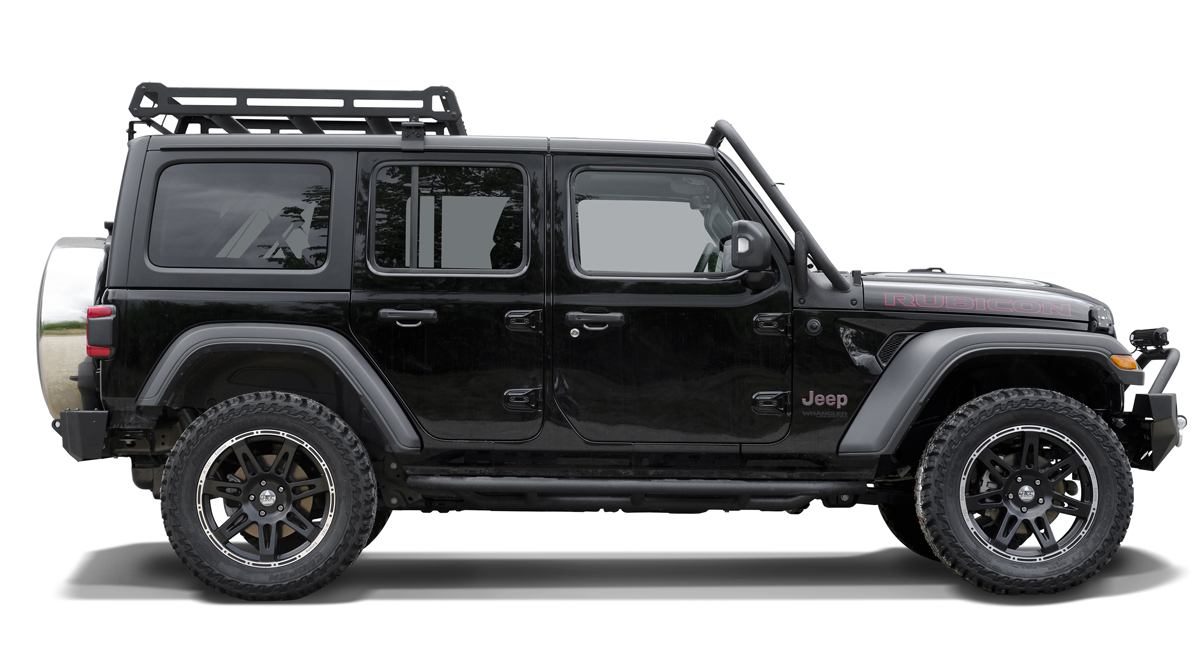 4x Alufelge W-TEC Extreme 8,5x20 ET+35 schwarz-silber passend für Jeep Wrangler JL (2018-)